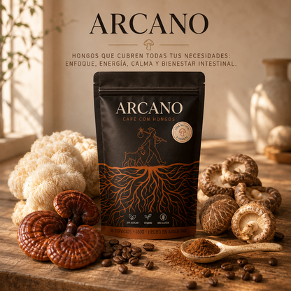 ARCANO®  Cafe para reducir hinchazón, mejor digestión y alcanzar energía pareja