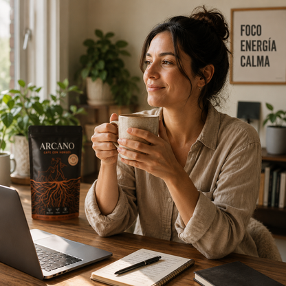 ARCANO®  Cafe para reducir hinchazón, mejor digestión y alcanzar energía pareja